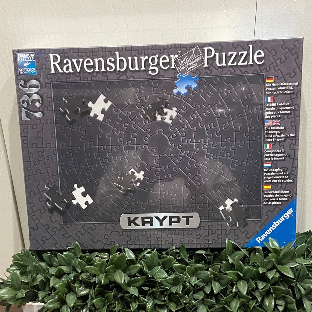 Ravensburger Krypt Puzzle - Black and Gray